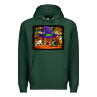 Sports Green halloween heifer Premium Hoodie - Jasminsmagicworld