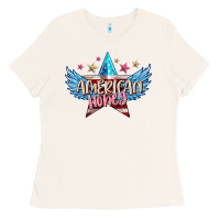 Bone American honey 4th of july Ladies Tee - FaDigitalArtStudio