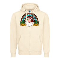 Sandshell santa rainbow Zipper Hoodie - JahusDesignShop