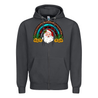 Smoke santa rainbow Zipper Hoodie - JahusDesignShop