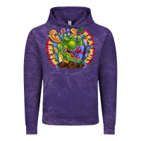 Cloud Purple Merry Rexmas Vintage Hoodie - CowhideDigitalArt