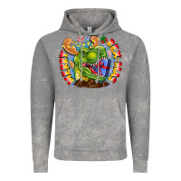 Cloud Rock Merry Rexmas Vintage Hoodie - CowhideDigitalArt