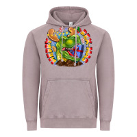 Vintage Zinc Merry Rexmas Vintage Hoodie - CowhideDigitalArt