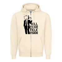 Sandshell kill your television Zipper Hoodie - artisFamous