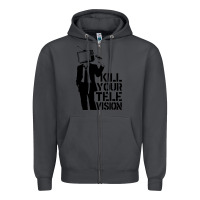 Smoke kill your television Zipper Hoodie - artisFamous