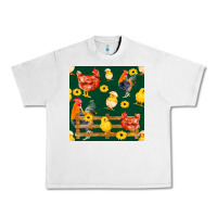 Lunar Rock farm life seamless pattern Urban Heavy Tee - FaDigitalArtStudio