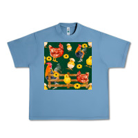 Farm Life Seamless Pattern Urban Heavy Tee | Teevron