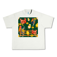 Pistachio farm life seamless pattern Urban Heavy Tee - FaDigitalArtStudio