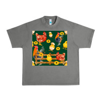 Tornado farm life seamless pattern Urban Heavy Tee - FaDigitalArtStudio