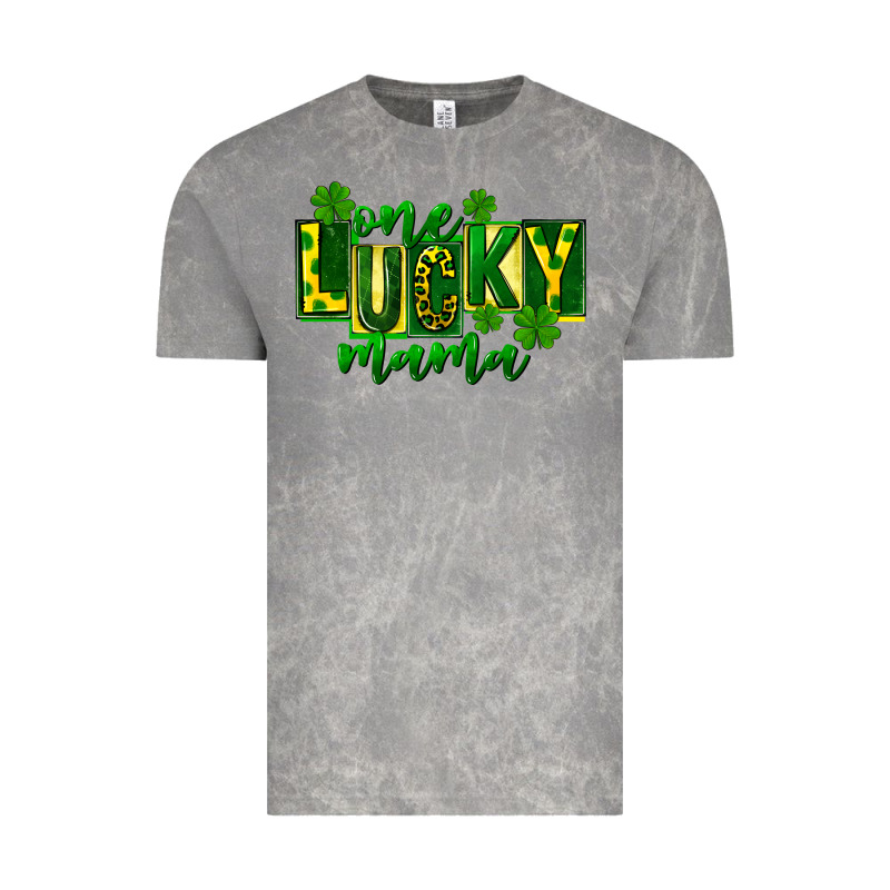 One Lucky Mama St Patricks Vintage Tee by FaDigitalArtStudio | Teevron