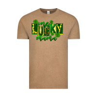 Vintage Coffee one lucky mama st patricks Vintage Tee - FaDigitalArtStudio