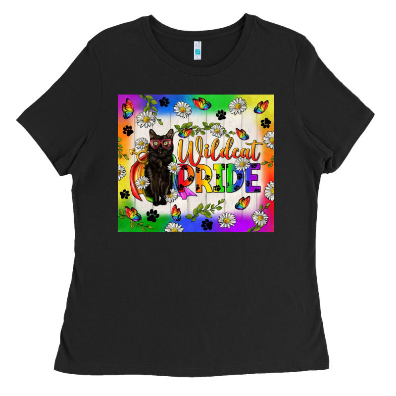 Wildcat Pride Lgbtq Tumbler Ladies Tee by BundleAndBundleShop | Teevron