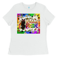 White Wildcat Pride LGBTQ Tumbler Ladies Tee - BundleAndBundleShop