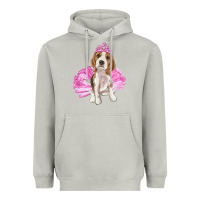 Moon Dust Balerina beagle with tutu Heavyweight Hoodie - RanaPortraitStore