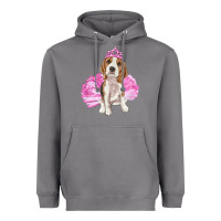 Storm Balerina beagle with tutu Heavyweight Hoodie - RanaPortraitStore