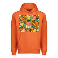 Carrot pumpkin sunflowers leaves Premium Hoodie - Artiststas