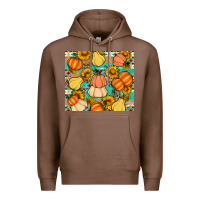 Chestnut pumpkin sunflowers leaves Premium Hoodie - Artiststas