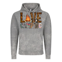 Cloud Rock Love Camping Vintage Hoodie - CowhideDigitalArt