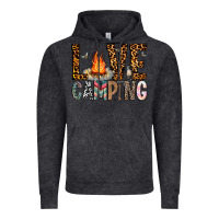 Vintage Black Love Camping Vintage Hoodie - CowhideDigitalArt