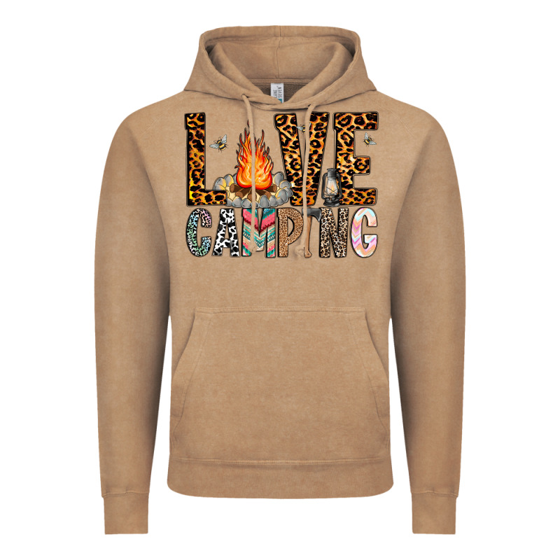 Love Camping Vintage Hoodie by CowhideDigitalArt | Teevron