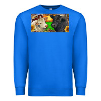 True Royal Charolais Bull And Black Angus Bull With Farm Premium Sweatshirt - RanaPortraitStore
