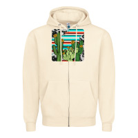 Sandshell cactus cowhide coaster Zipper Hoodie - JahusDesignShop