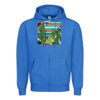 True Royal cactus cowhide coaster Zipper Hoodie - JahusDesignShop