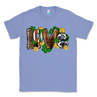 Colony Blue Western love St. Patrick's Day Classic Tee - CowGirlArtShop