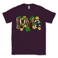 Plum Western love St. Patrick's Day Classic Tee - CowGirlArtShop
