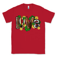 Red Western love St. Patrick's Day Classic Tee - CowGirlArtShop