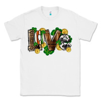 White Western love St. Patrick's Day Classic Tee - CowGirlArtShop