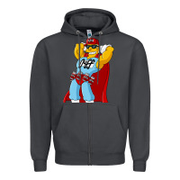 Smoke The Simpsons duff beer Zipper Hoodie - artisFamous