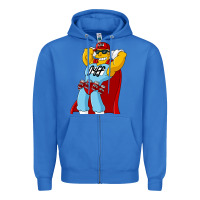 True Royal The Simpsons duff beer Zipper Hoodie - artisFamous