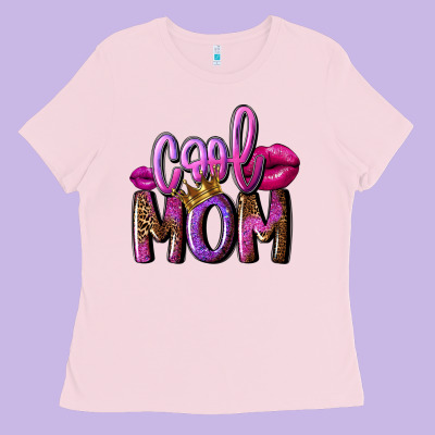 Cool Mom Mother's Day Ladies Tee Designed By Fadigitalartstudio