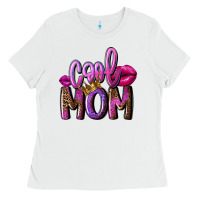 White Cool mom Mother's Day Ladies Tee - FaDigitalArtStudio