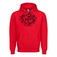 Red the pogues Zipper Hoodie - artisFamous