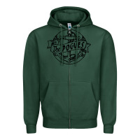 Sports Green the pogues Zipper Hoodie - artisFamous