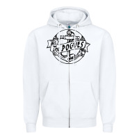 White the pogues Zipper Hoodie - artisFamous