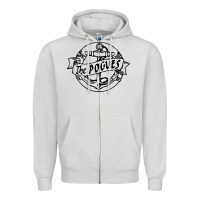 Dove Grey the pogues Zipper Hoodie - artisFamous