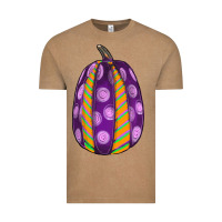 Vintage Coffee watercolor halloween pumpkin Vintage Tee - RanaPortraitStore