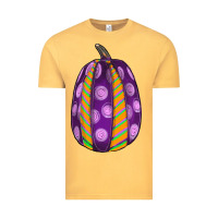 Vintage Mustard watercolor halloween pumpkin Vintage Tee - RanaPortraitStore