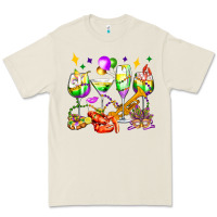 Bone mardi gras wine glasses olivia Premium Tee - OliviaCreatesArt