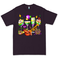 Plum mardi gras wine glasses olivia Premium Tee - OliviaCreatesArt