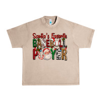 Santa's Favorite Baseball Player For Christmas Urban Heavy Tee | Teevron