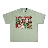 Oil Green santa's favorite baseball player for christmas Urban Heavy Tee - FaDigitalArtStudio