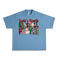 Pebble Blue santa's favorite baseball player for christmas Urban Heavy Tee - FaDigitalArtStudio