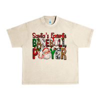 Sandshell santa's favorite baseball player for christmas Urban Heavy Tee - FaDigitalArtStudio