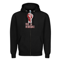Black Stephanie Miller Show Zipper Hoodie - artisFamous