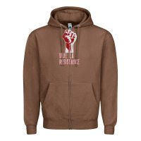 Chestnut Stephanie Miller Show Zipper Hoodie - artisFamous