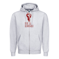 Heather Grey Stephanie Miller Show Zipper Hoodie - artisFamous